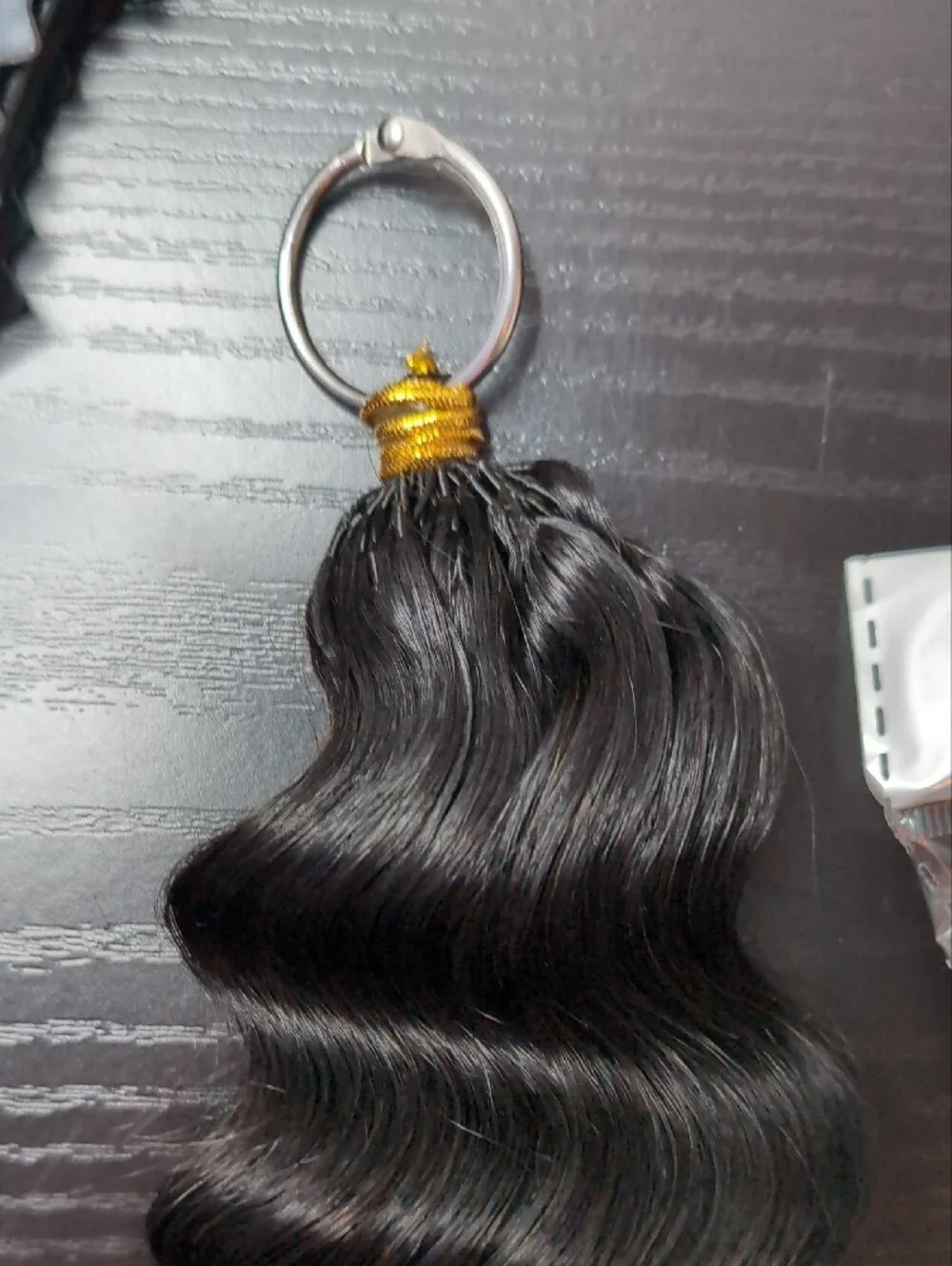 18 Inch 120 G 100 Strands Deep Wave Feather Crochet Human Hair 1B Natural Black